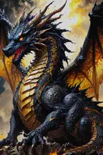 dragon from Dungeons and Dragons game
