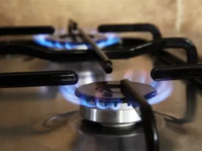 Natural gas stovetop