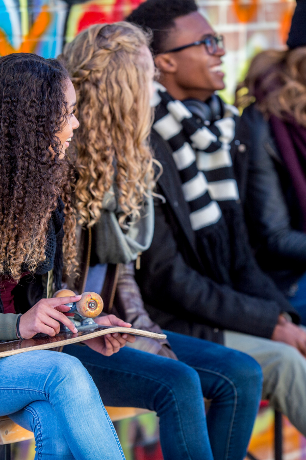 youth hanging out