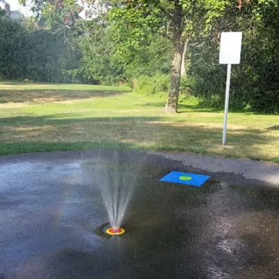 Splash pad at Baker Park
