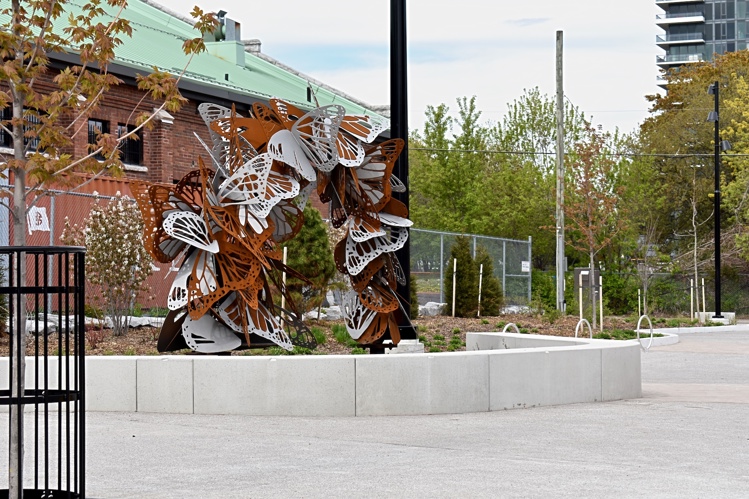 Image of Kaleidoscope installed in Veterans Square
