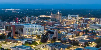 Downtown At Dusk