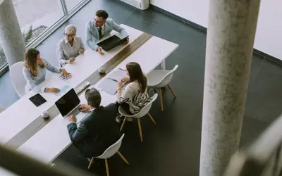 people working