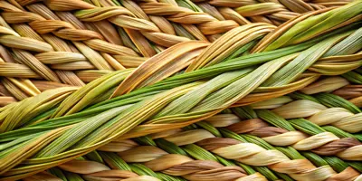 Sweetgrass braided