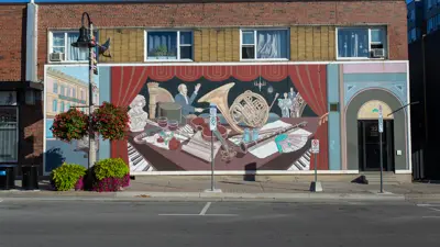 Borsberry Music Hall mural