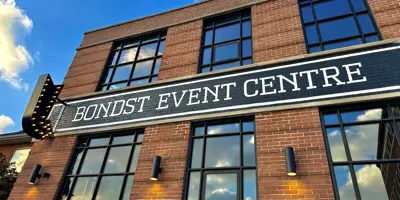 BOND|ST Event Centre exterior signage