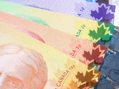 Wallet with money