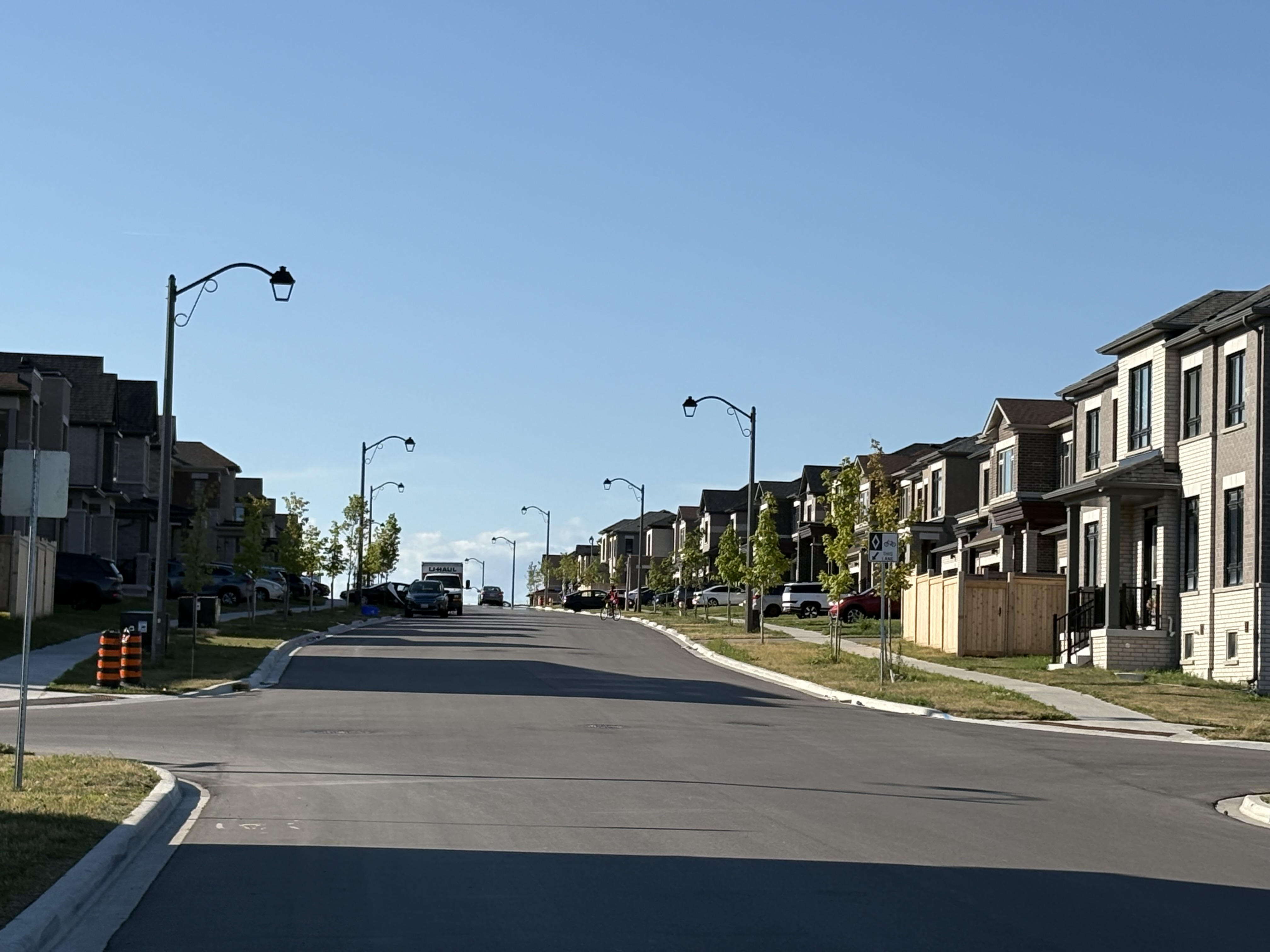 streetscape of homes