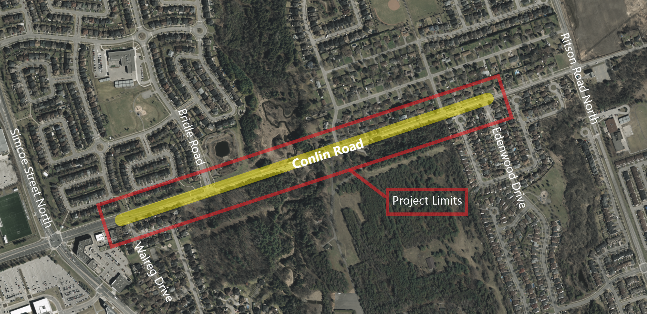 Detailed design of Conlin Rd. from Walreg Dr. to Edenwood Dr.