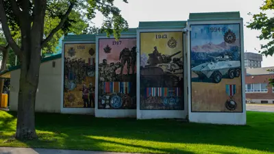 Ontario Regiment 130 Years Of Service mural