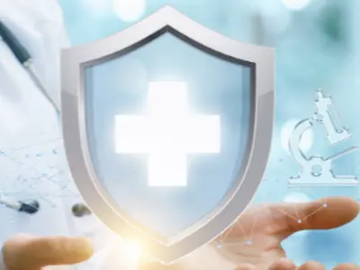 crest with medical cross