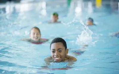 person swimming