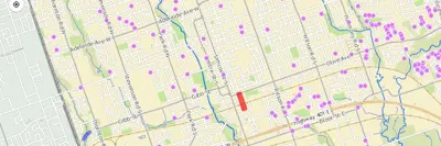 Road activity map