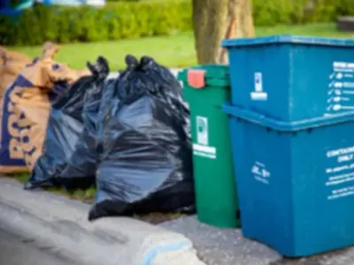 waste at curb