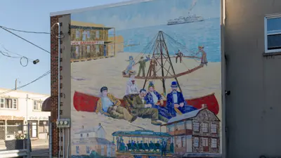Recreation By The Lake mural