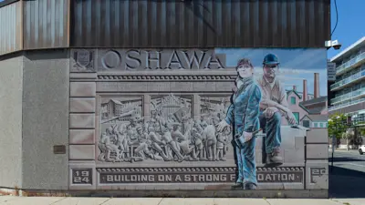 Oshawa's Development mural