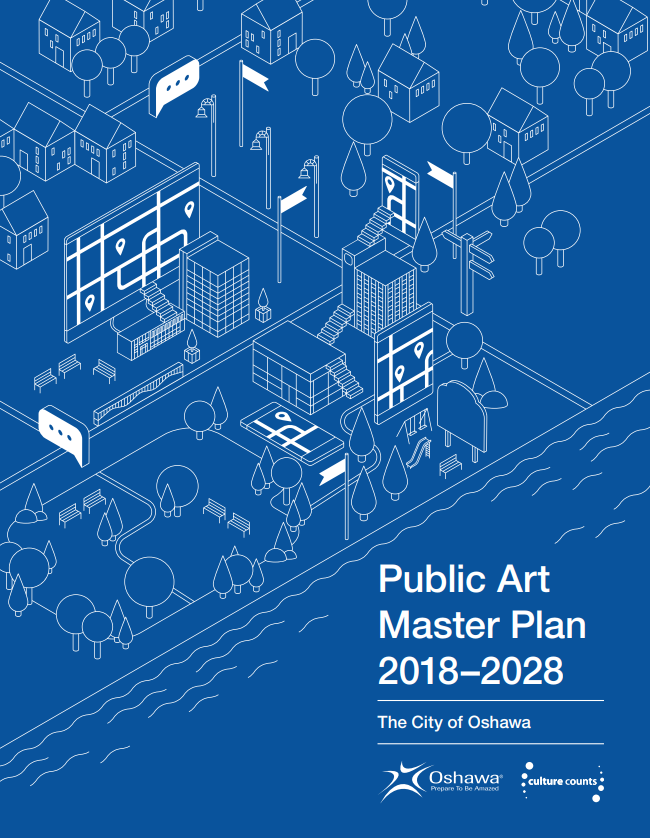 Cover page of Oshawa's Public Art Master Plan