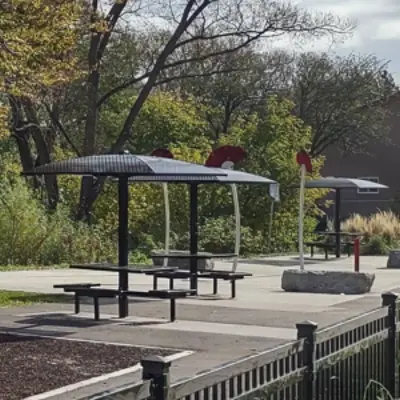 Splash pad at Glen Stewart Park