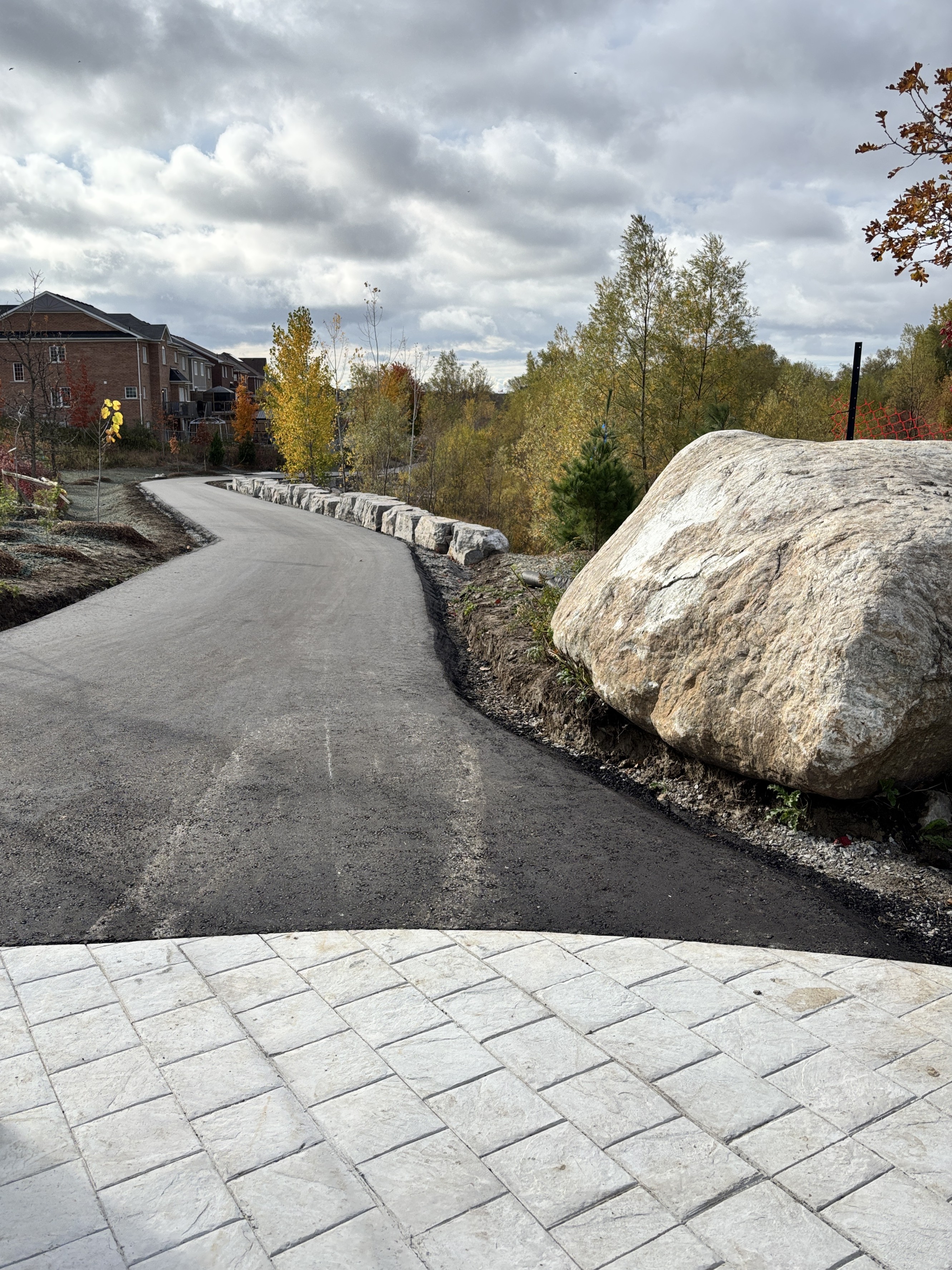 Harmony Creek Trail entrance.