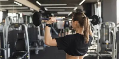 Woman In fitness centre