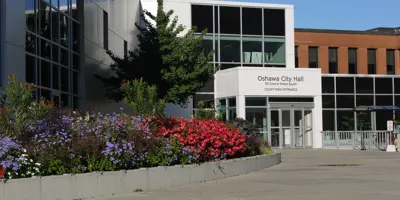 Oshawa City Hall entrance