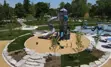 Example of urban design at Lakeview Park with the playground structure