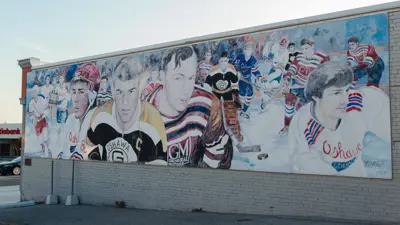 Famous Oshawa Generals murals