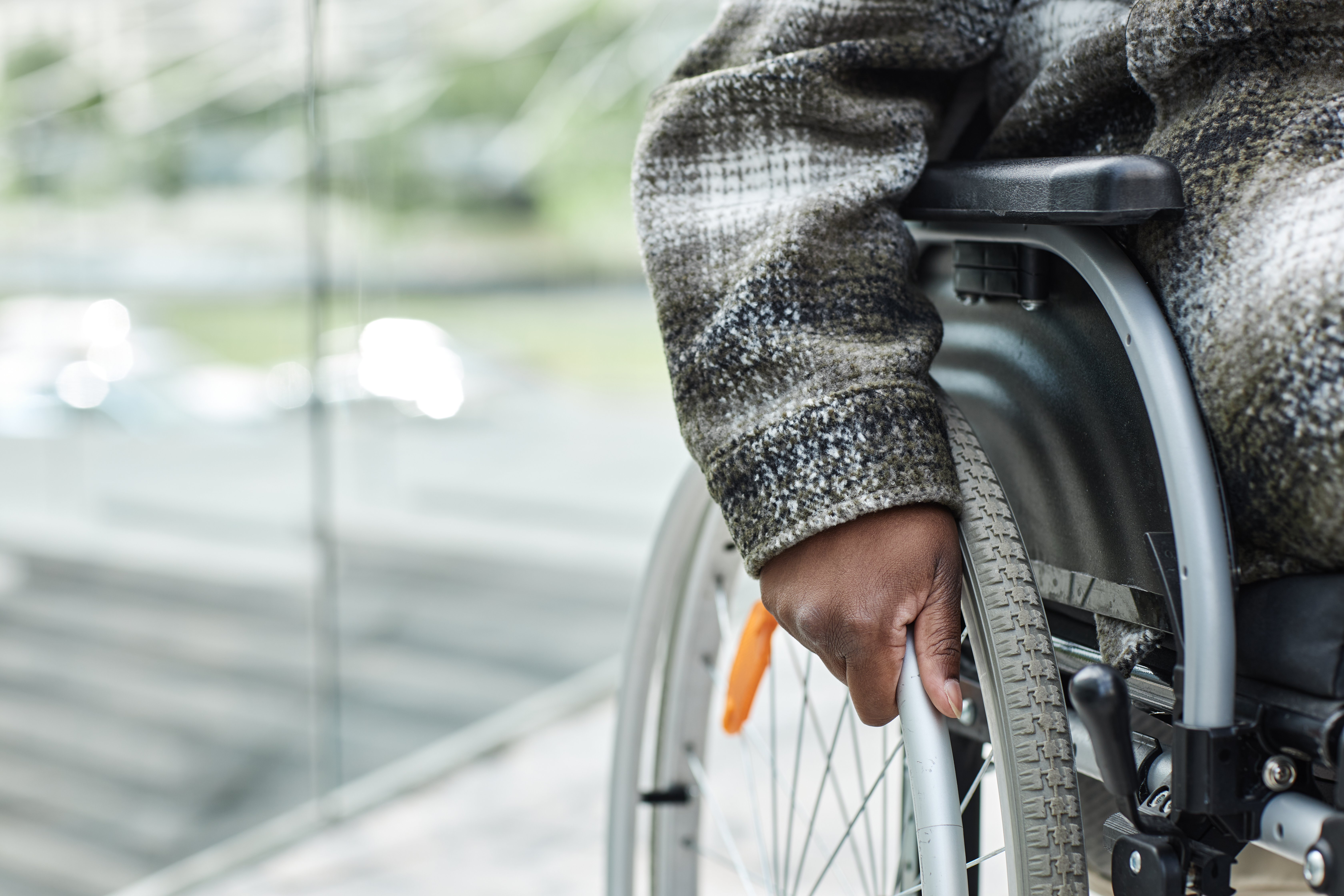 person in wheelchair
