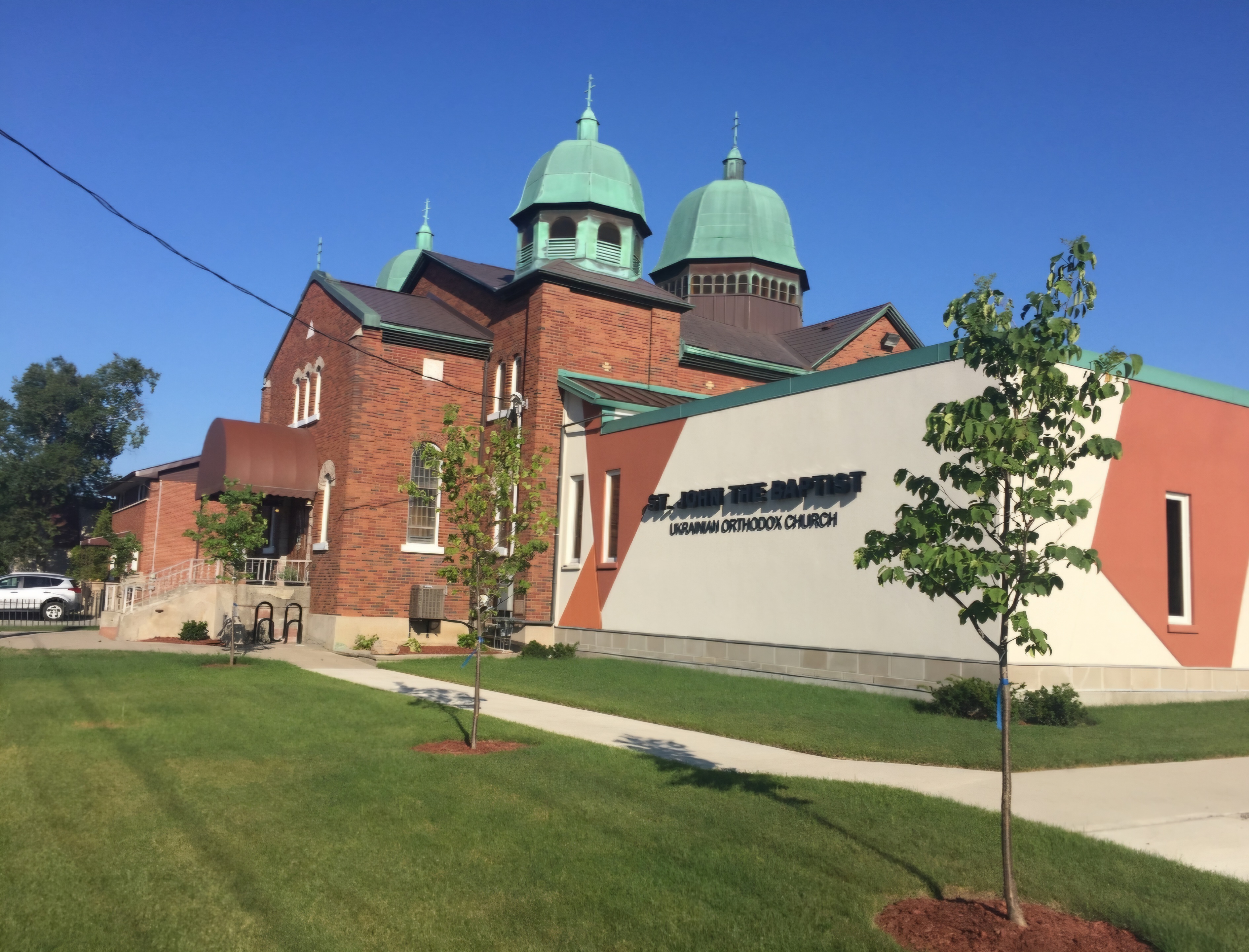 exterior view of historic Ukrainian church