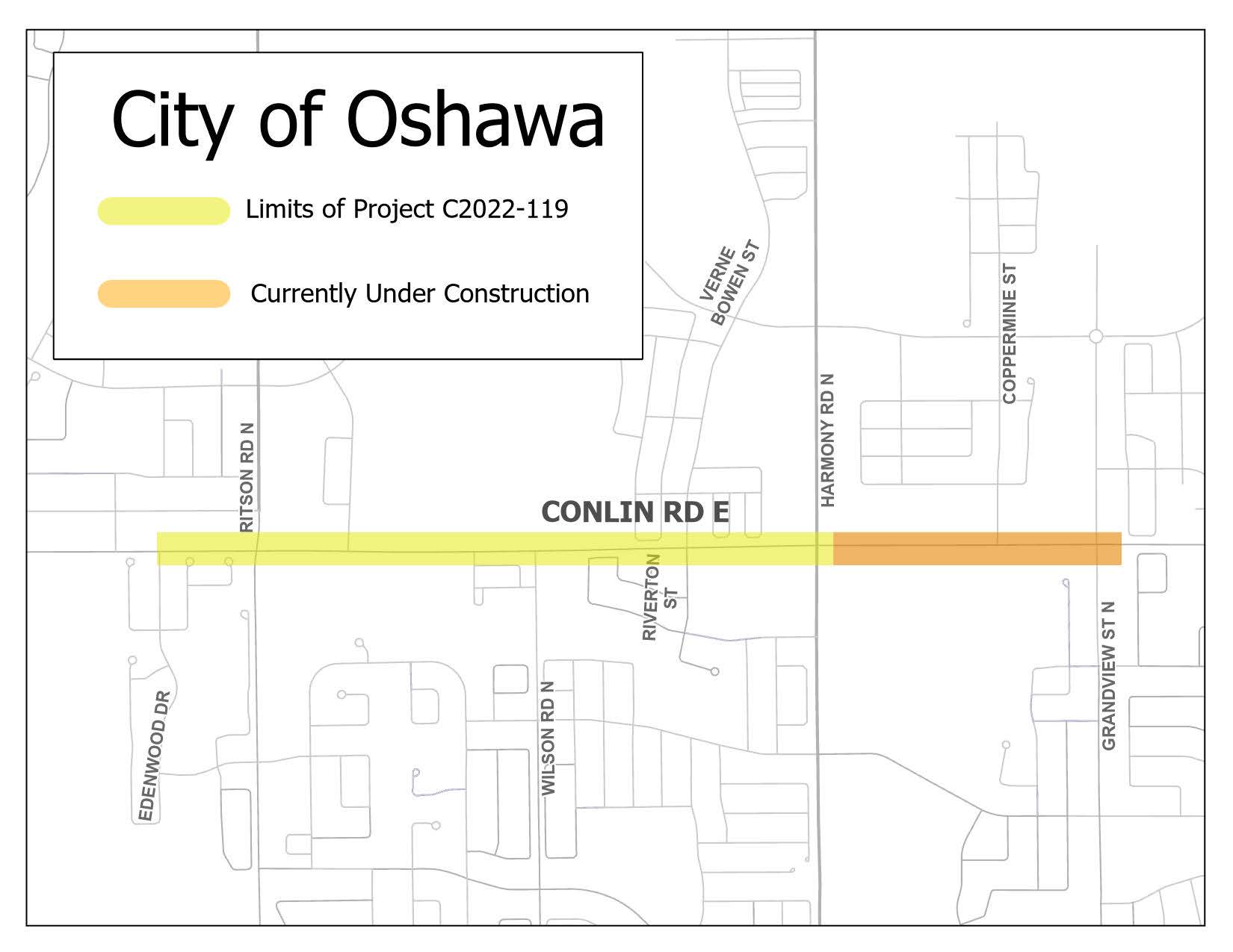 Conlin Rd. E. from Edenwood Dr. to Harmony Rd. N