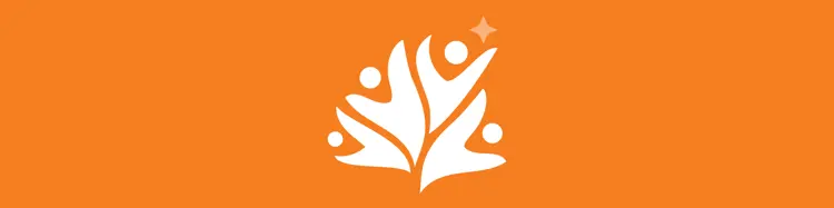 Oshawa Community Awards logo with a star and four abstract human figures on orange background