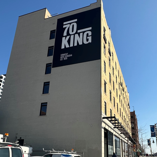 exterior view of 70 King