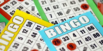 colourful bingo cards