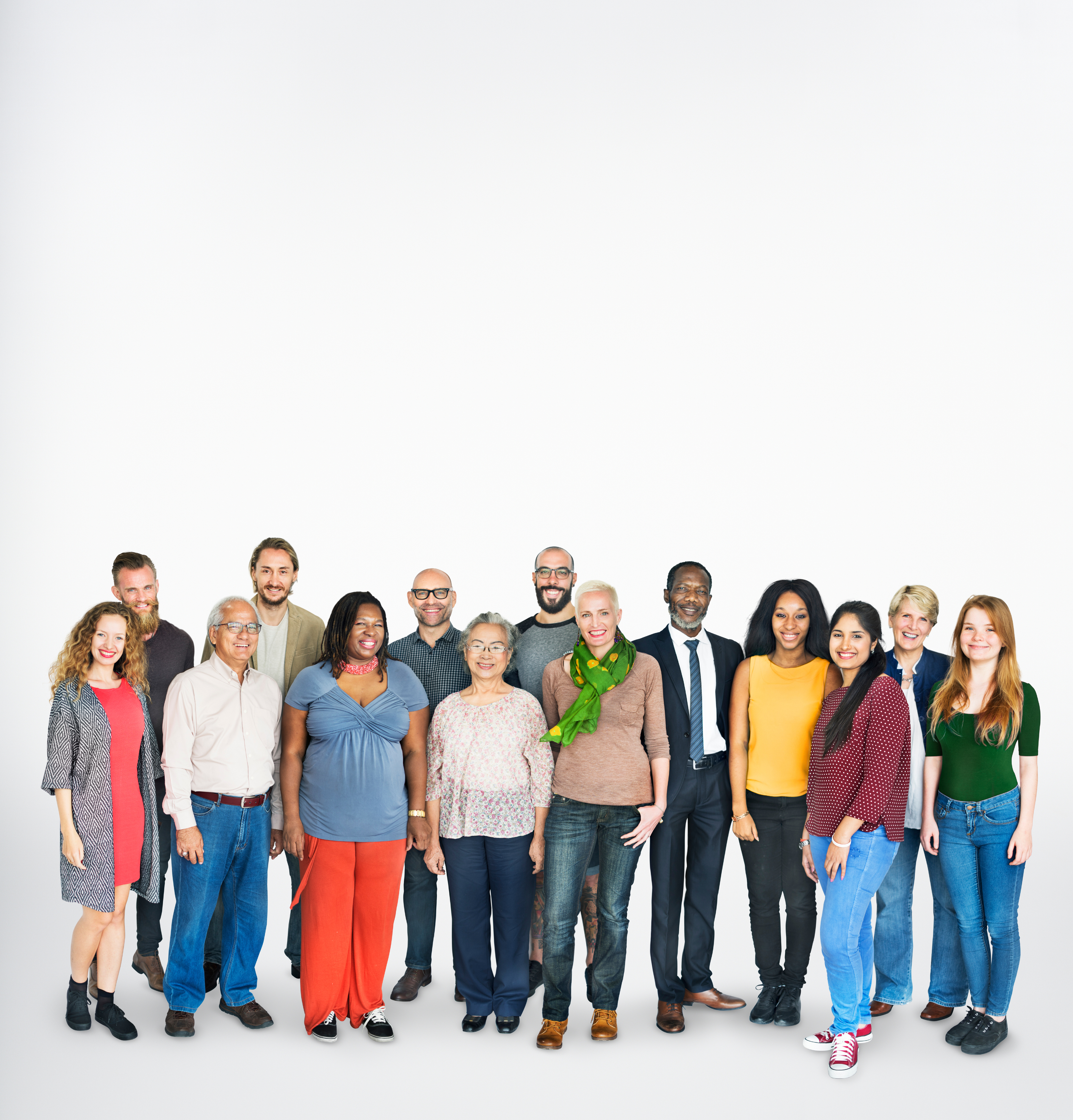 diverse group of adults