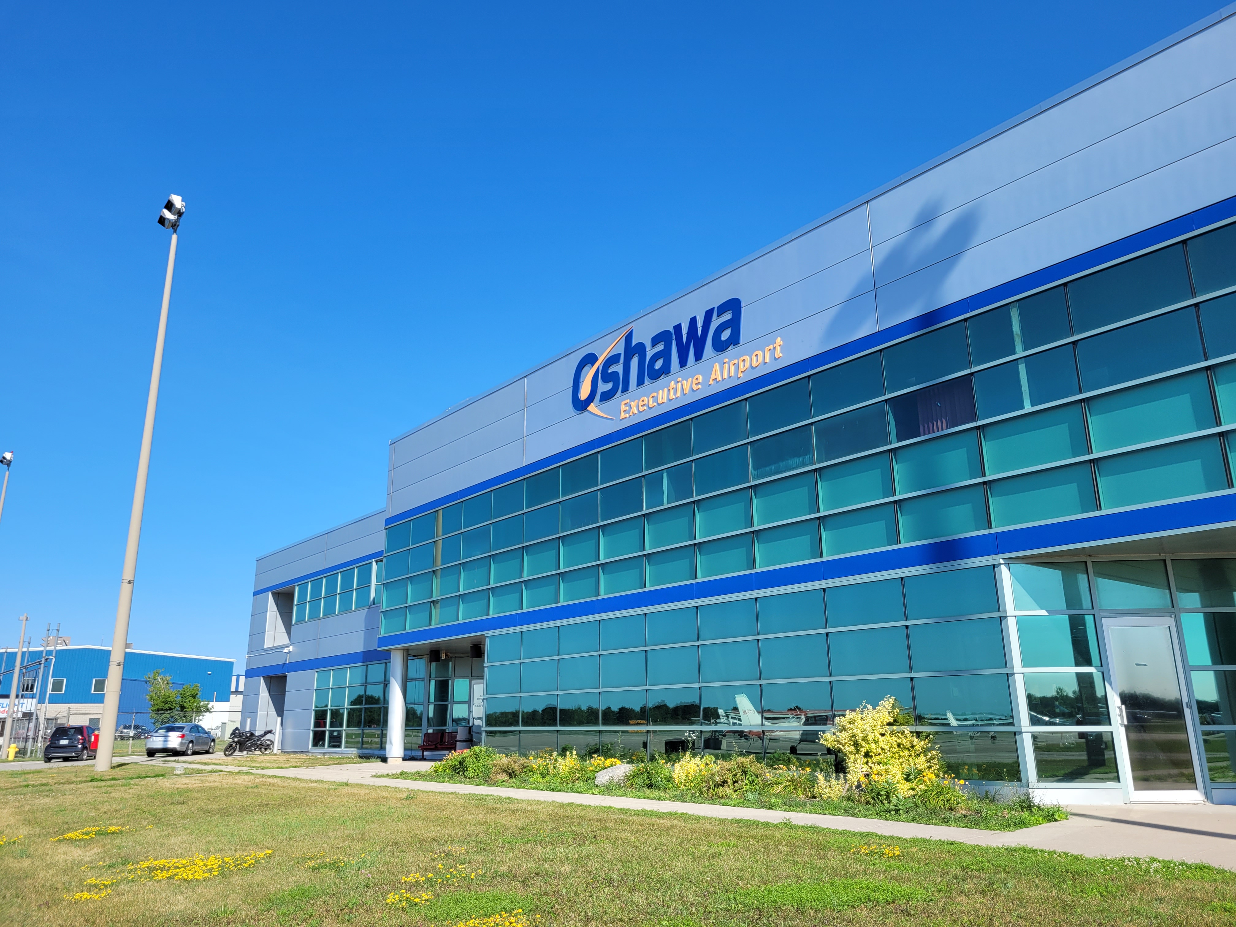 exterior of Oshawa Executive Airport entrance